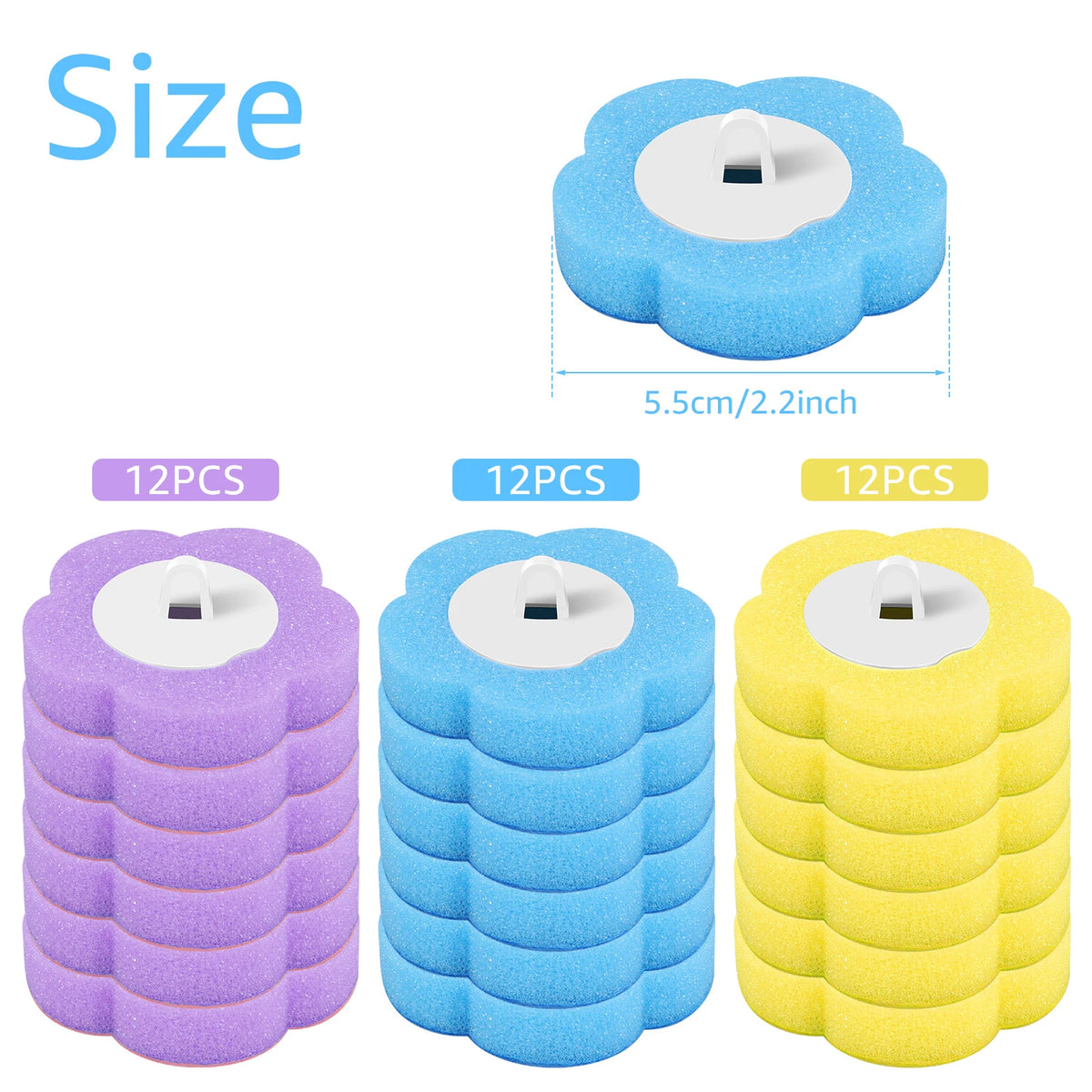 Brosse de toilette à têtes jetables