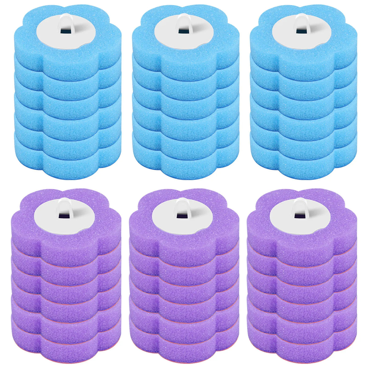 Brosse de toilette à têtes jetables