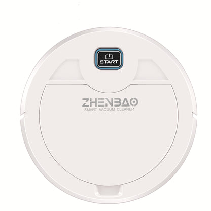 Robot aspirateur nettoyant le plancher d'un salon